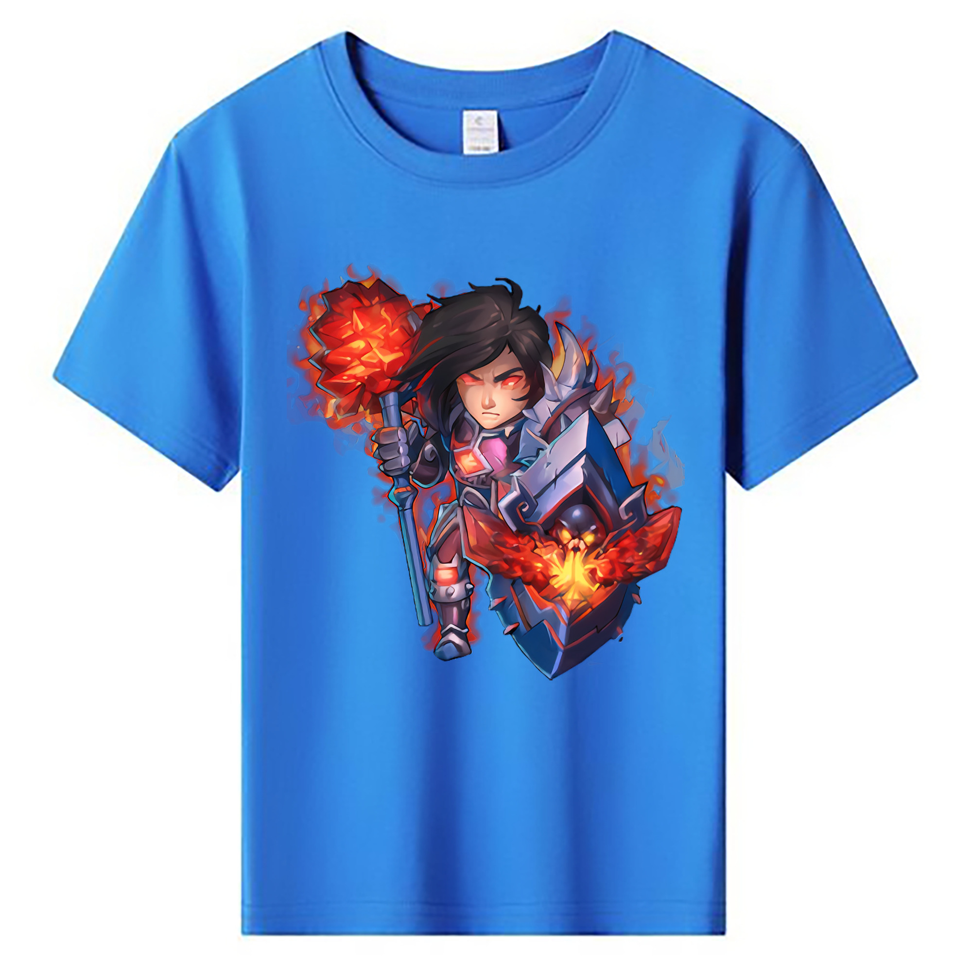 （画像用） リーグ・オブ・レジェンド League of Legends LOL 綿100％キッズTシャツ（フロントプリント）